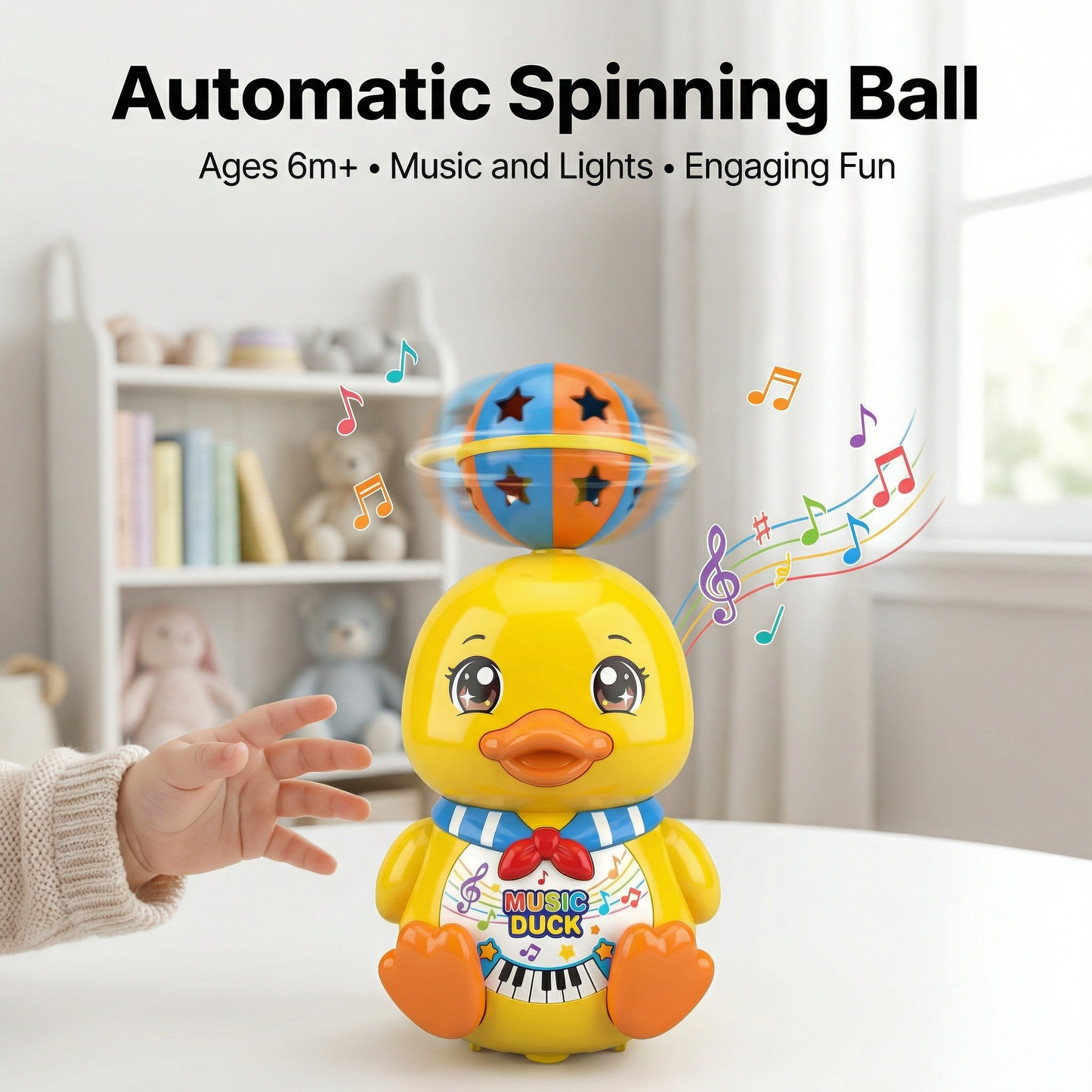 🎵 Dancing Spin & Glow Musical Duck 已改 美